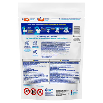 Tide PODS Liquid Laundry Detergent Pacs + Downy Free HE Compatible - 32 Count - Image 4