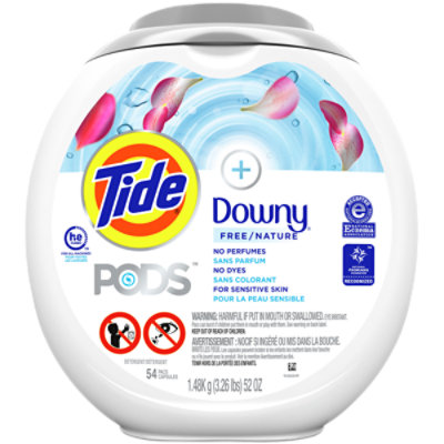 Tide PODS Laundry Detergent Liquid Pacs With Downy Free - 54 Count