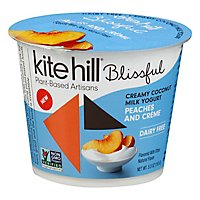 Kite Hill Yogurt Peaches & Creme - 5.3 Oz - Image 1