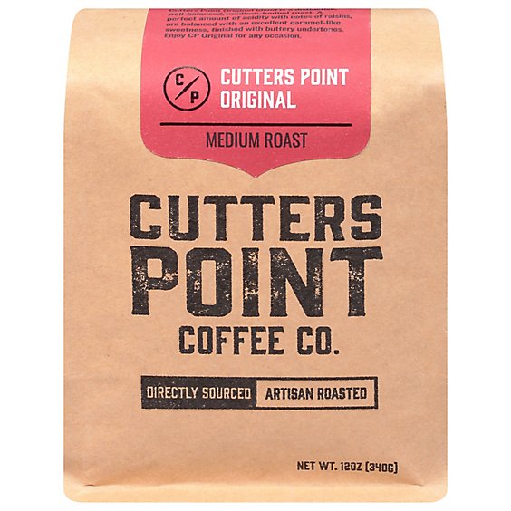 Cutters Point Coffee Ground Original - 12 Oz