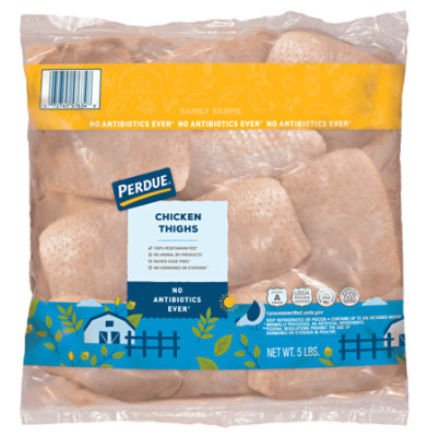 PERDUE Fresh Chicken Thighs No Antibiotics Ever In Bag - 5 Lbs - Image 3