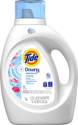 Tide Liq Det Plus Downy Unscnt - 92 Fl. Oz. - Image 2