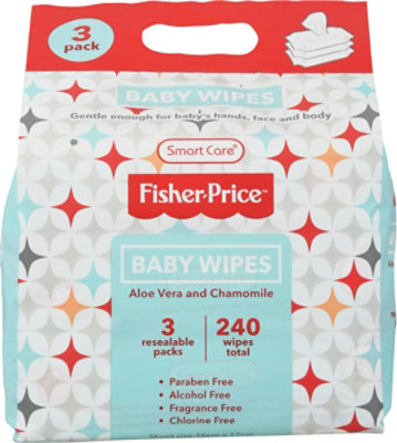 Fisher Price Baby Wipes - 240 Count - Image 2