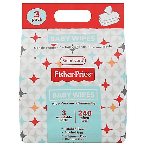 Fisher Price Baby Wipes - 240 Count