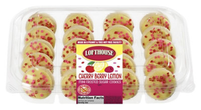 Cookies Mini Cherry Berry Lemon Frosted Sugar - 10.5 Oz