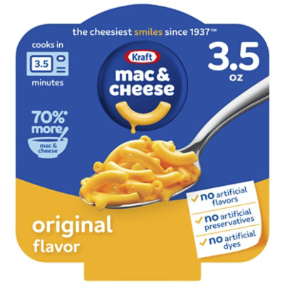 Kraft Original Mac & Cheese Macaroni and Cheese Dinner Big Bowl Dinner - 3.5 Oz