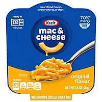 Kraft Original Macaroni & Cheese Easy Microwavable Big Bowl Dinner Tray - 3.5 Oz - Image 1