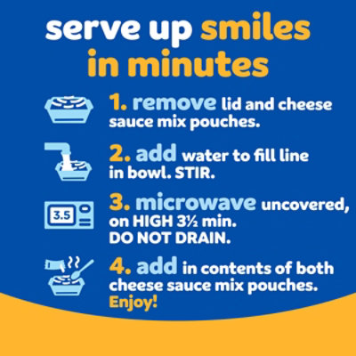 Kraft Original Mac & Cheese Macaroni and Cheese Dinner Big Bowl Dinner - 3.5 Oz - Image 6