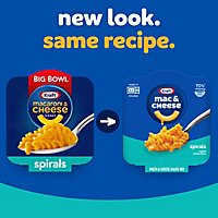 Kraft Spirals Original Macaroni & Cheese Easy Microwavable Big Bowl Dinner Tray - 3.5 Oz - Image 2