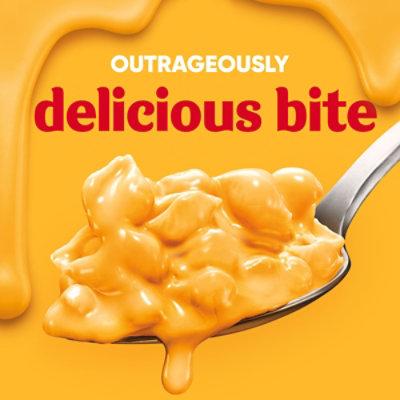 Velveeta Shells & Cheese Original Shell Pasta with 2X the Creamy Shells Big Bowl Microwave Meal - 5 Oz - Image 4