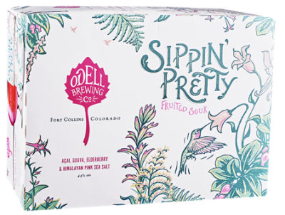 Odell Brewing Sippin Pretty Fruited Sour In Cans - 12-12 Fl. Oz. - Image 1