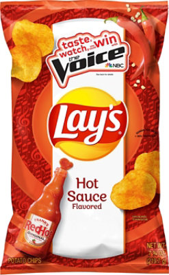 Lays Potato Chips Hot Sauce Flavored - 7.75 Oz - Image 2