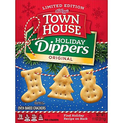 Town House Light and Buttery Crackers Holiday Shapes Original - 13 Oz - Image 2