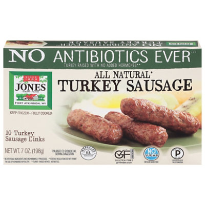 Jones Dairy Farm Sausage Links All Natural Turkey 10 Count - 7 Oz - Image 3