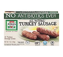 Jones Dairy Farm Sausage Links All Natural Turkey 10 Count - 7 Oz