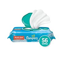 Pampers Baby Wipes Expressions Fresh Bloom Scent 1X Pop Top Packs - 56 Count