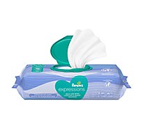 Pampers Expressions Botanical Rain Scent 1X Pop Top Packs Baby Wipes - 56 Count
