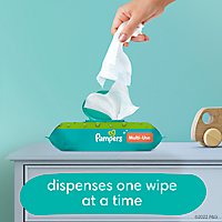 Pampers Baby Wipes Multi-Use Refreshing Rain 3X Pop Top - 168 Count - Image 4