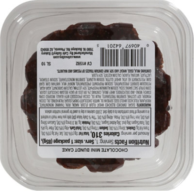 Cafe Valley Chocolate Mini Cake - 3 Oz - Image 6