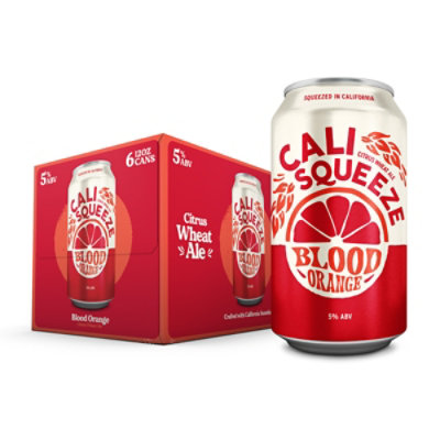 Cali-Squeeze Blood Orange Hefeweizen  Beer - 6-12 Fl. Oz. - Image 1