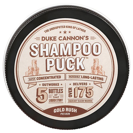 Duke Cannon Shampoo Puck Gold Rush - Each