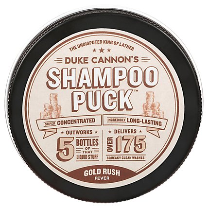 Duke Cannon Shampoo Puck Gold Rush - Each - Image 1