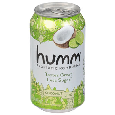 Humm Kombucha Organic Coconut Lime - 4-12 Fl. Oz.