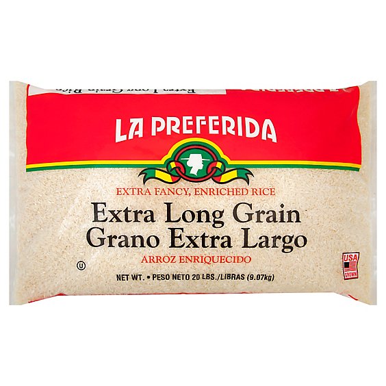 La Preferida Long Grain Rice - 20Lb