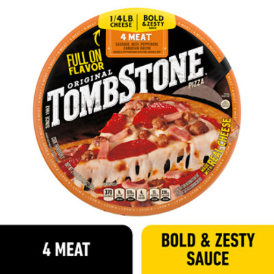 Tombstone Four Meat Frozen Pizza - 21.1 Oz