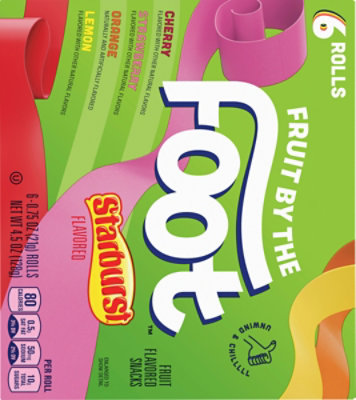 Fruit By The Foot Fruit Flavored Snacks Starburst 6 Count - 4.5 Oz - Image 6