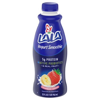 Lala Strawberry Banana Yogurt Smoothie 32 Fl. Oz. Safeway