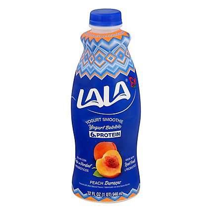Lala Peach Yogurt Smoothie - 32 Fl. Oz. - Image 1