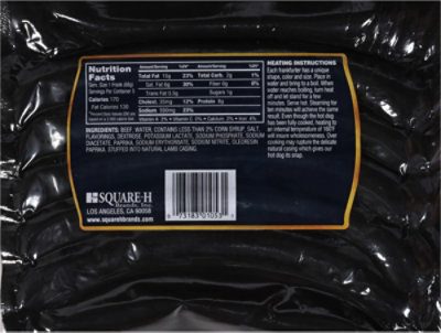 Hoffy Hollywood Beef Franks Natural Casing - 12 Oz - Image 5
