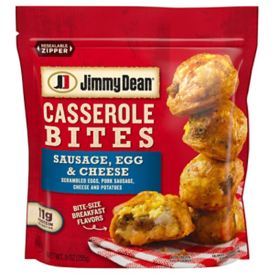 Jimmy Dean Casserole Bites Sausage Egg & Cheese - 9 Oz