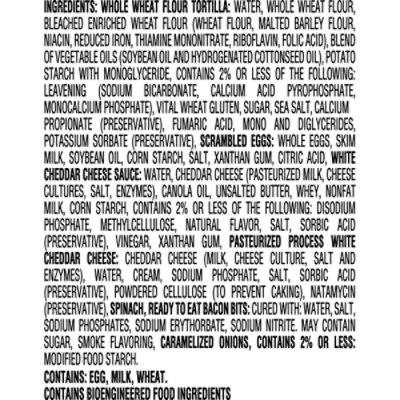 Jimmy Dean Delights Breakfast Wrap Spinach & Bacon - 17 Oz - Image 5