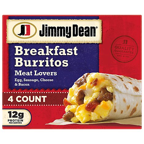Jd Breakfast Burritos Meat Lovers - 17 Oz