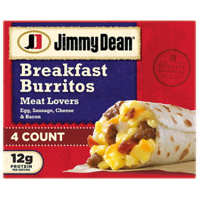 Jd Breakfast Burritos Meat Lovers - 17 Oz