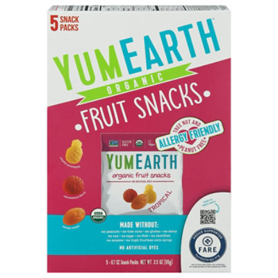 Yummyearth Fruit Snack Trop Org - 3.5 Oz - Image 3