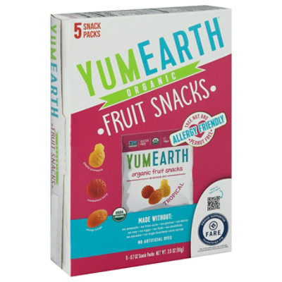 Yummyearth Fruit Snack Trop Org - 3.5 Oz - Image 1