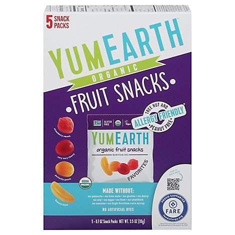 Yummyearth Fruit Snack Org - 3.5 Oz