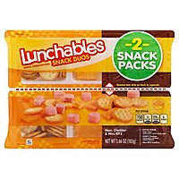 Oscar Mayer Lunchables Snack Duos Ham Cheddar Ritz - 3.66 Oz - Image 1