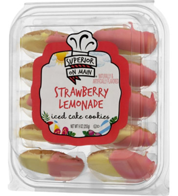 Superior On Main Strawberry Lemonade Iced Cake Cookies Multi-Pack 9.00 Ounc - 9 Oz - Image 4