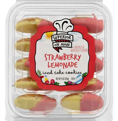 Superior On Main Strawberry Lemonade Iced Cake Cookies Multi-Pack 9.00 Ounc - 9 Oz - Image 1