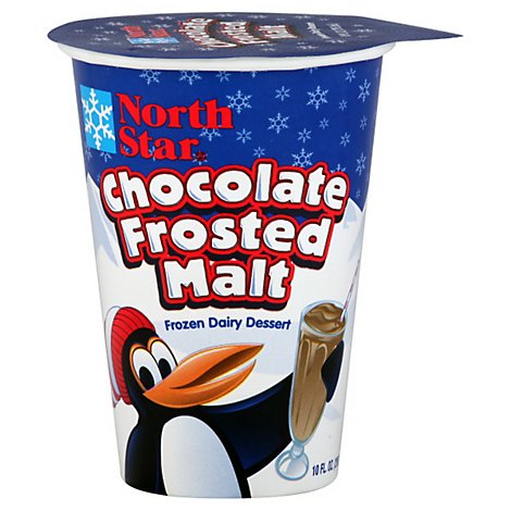 North Star Frosted Chocolate Malt Ice Cr - 10 Fl. Oz.