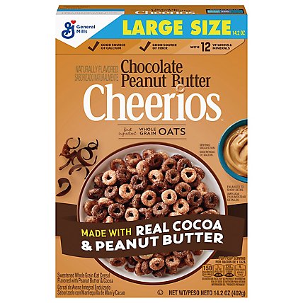 Cheerios Chocolate Peanut Butter Cereal - 14.2 Oz - Image 3