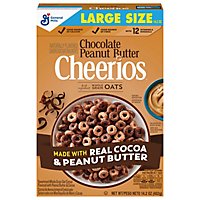 Cheerios Chocolate Peanut Butter Cereal - 14.2 Oz - Image 2