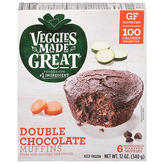 Garden Lites Muffin Chocolate 6ct - 12 Oz