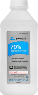Swan Rubbing Alcohol 70% - 16 Fl. Oz. - Image 1