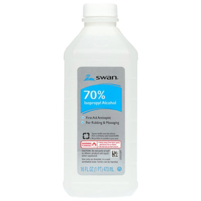 Swan Rubbing Alcohol 70% - 16 Fl. Oz.