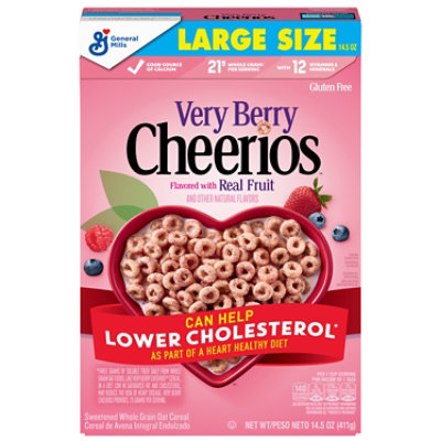 Cheerios Very Berry Cereal - 14.5 Oz - Image 1